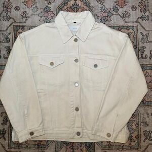 Blank NYC cream denim jacket